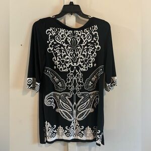 Black and white dress